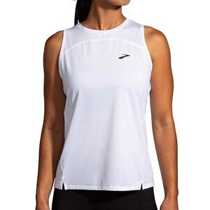 Brooks White Athletic Tank Top